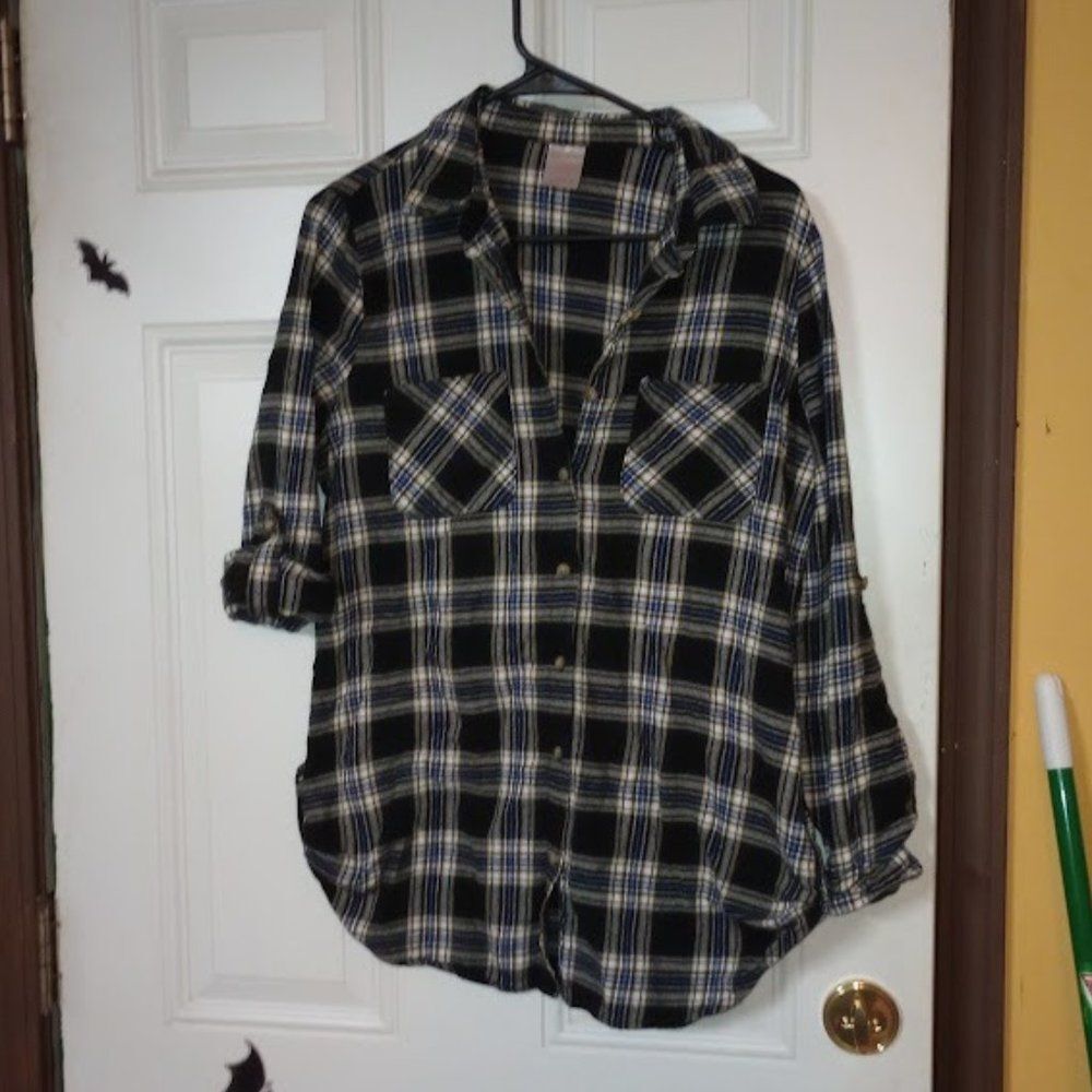 Flannel button down